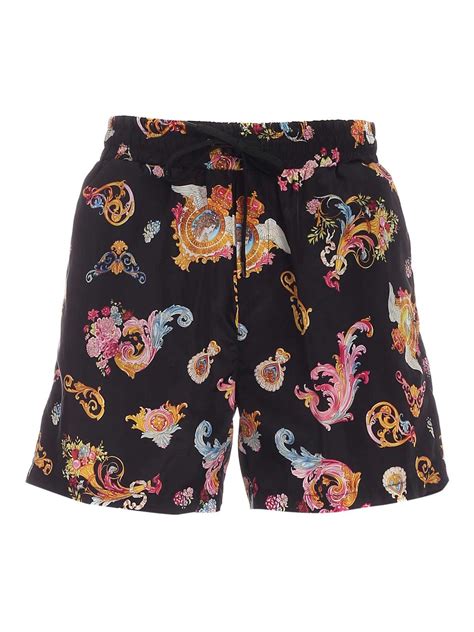 versace lace shorts men|Versace jeans couture swim shorts.